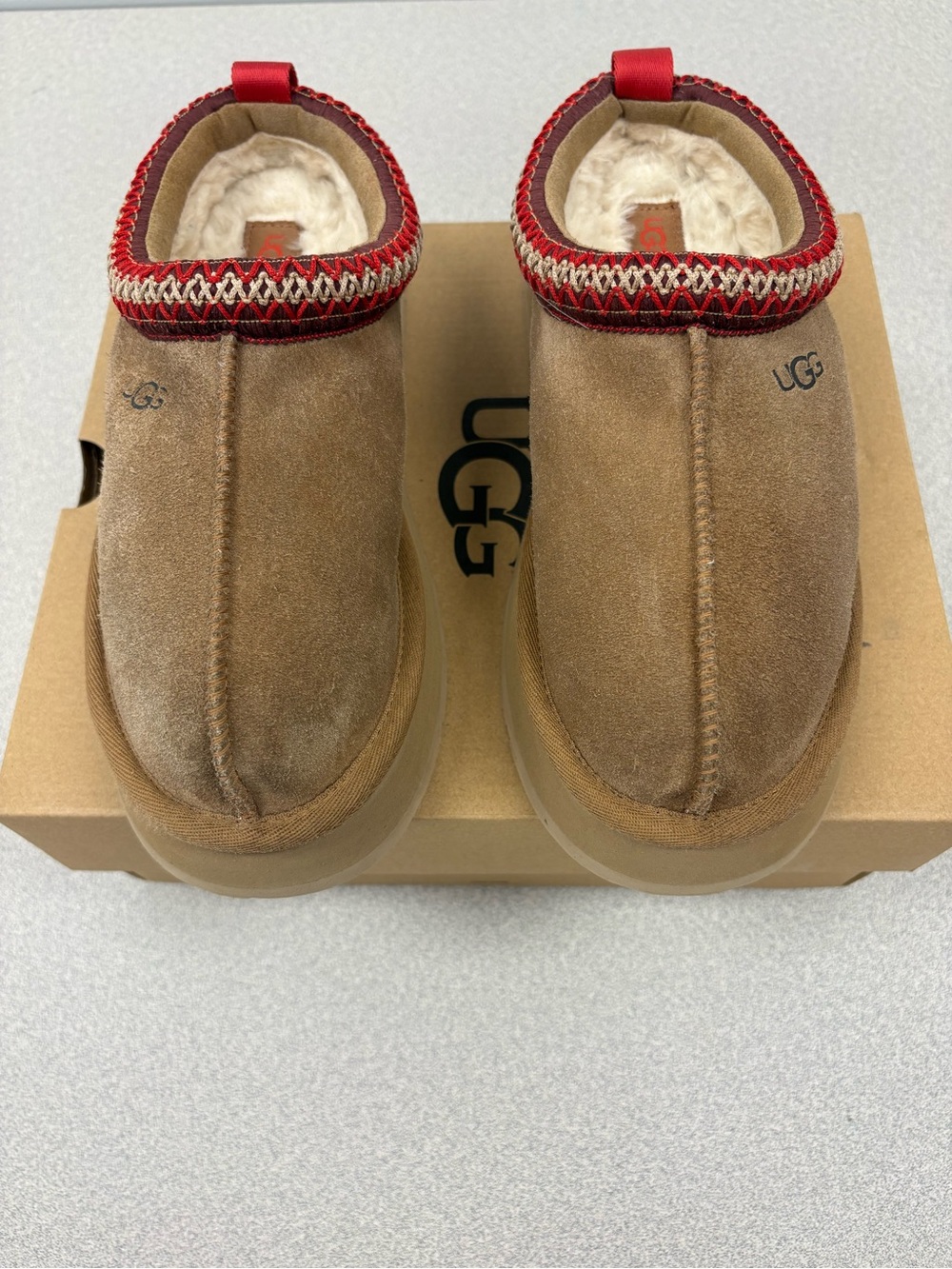 UGG Tazz II Slippers Chestnut Suede Shoes Women's Size_8 - Picture 2 of 9